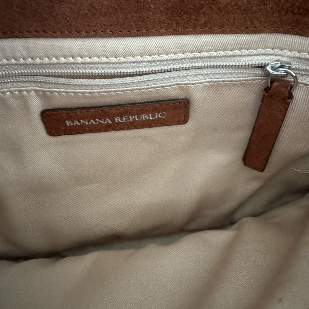 Banana Republic Rich Brown Suede Bag - Picture 3 of 3
